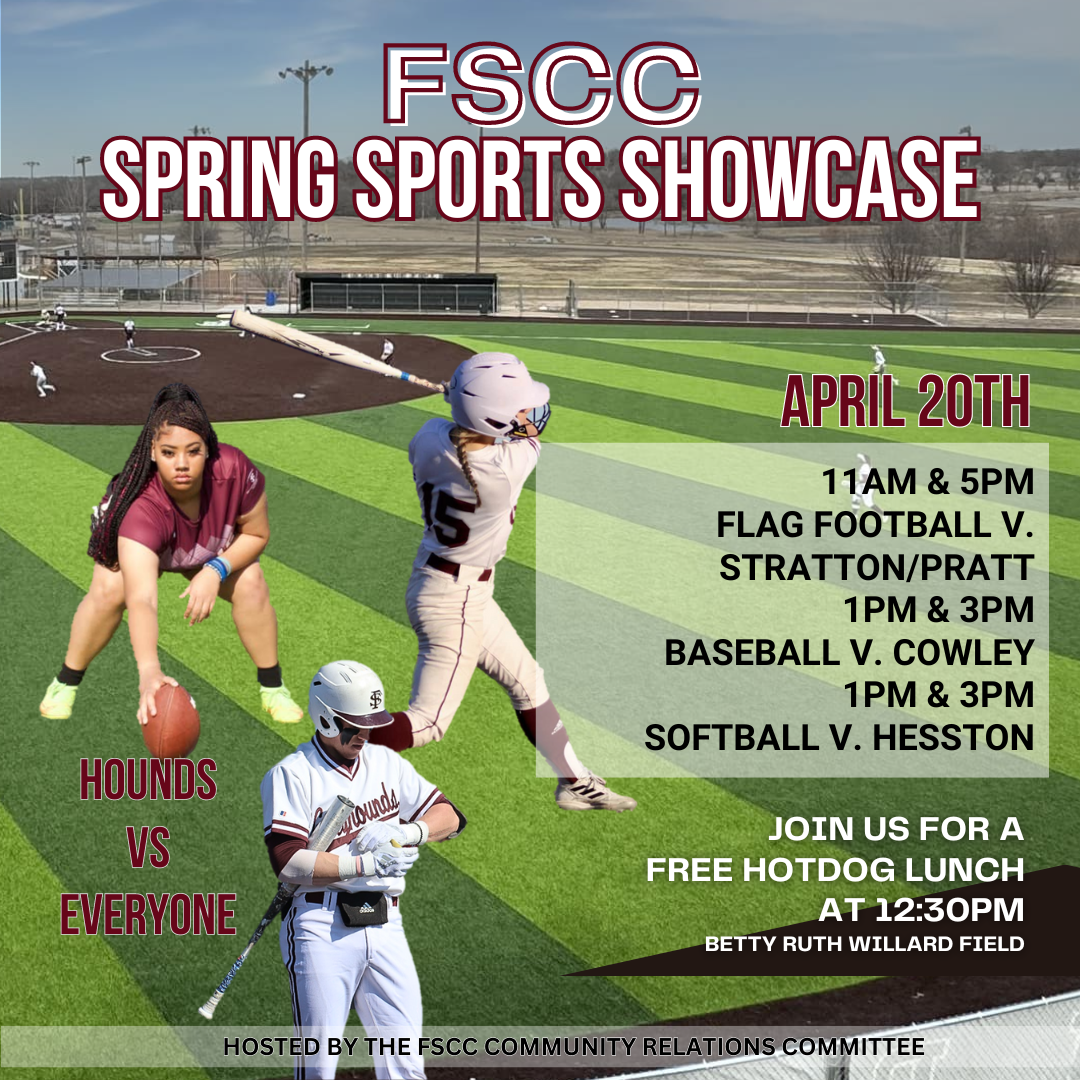 FSCC Spring Sports Showcase graphic. Details in post.