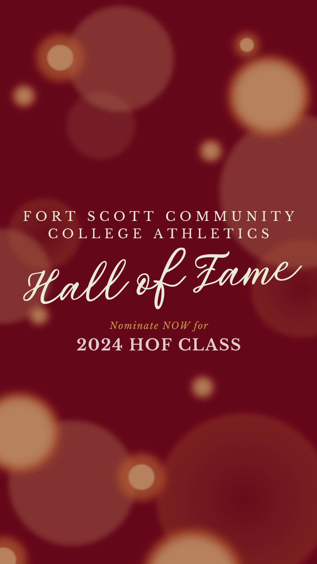 Nominate Now: FSCC Athletic Hall of Fame 2024!