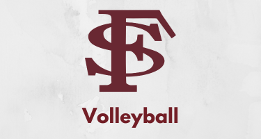 Graphic with the FS logo and Volleyball