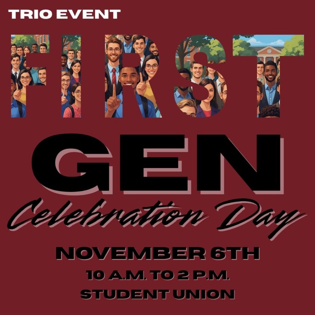 TRIO First Gen Day Graphic