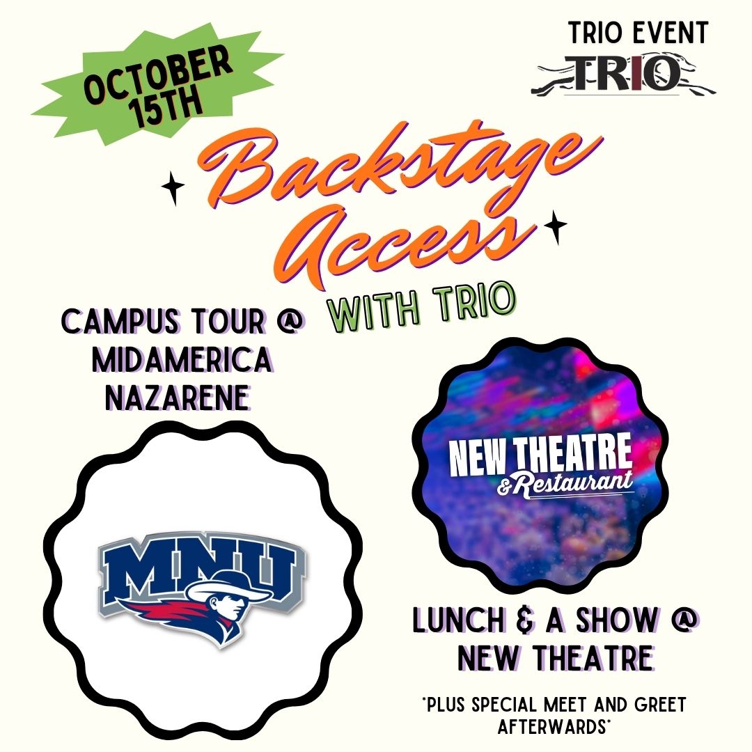 TRIO MidAmerica Nazarene University Tour Graphic